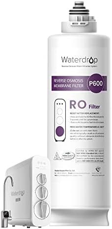 Waterdrop Filtro WD-G3P600-RO, certificado NSF, repuesto para sis...
