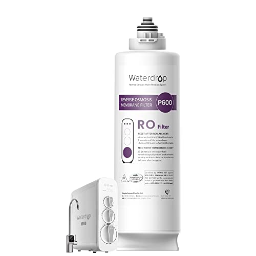 Waterdrop WD-G3P600-RO Filter, NSF Certified, Replacement for WD-...