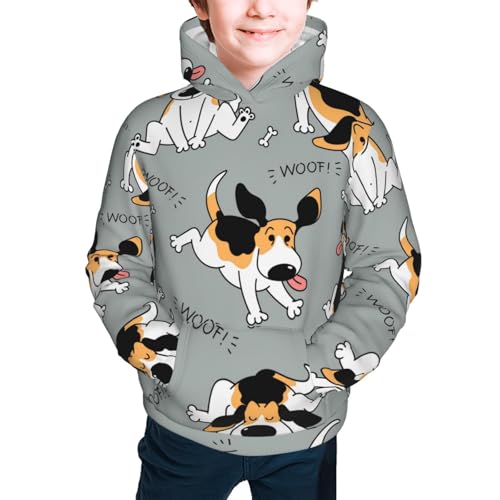 Funny Construction Vehicles Kid Hoodies Boys Sweatshirts Girls Pullover with Pocket3