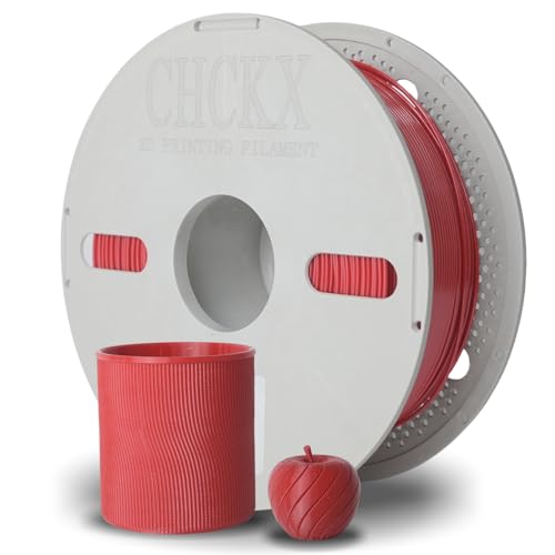 CHCKX PCTG Filament Red for 3D Printing Better Than PETG Filament Tough High Strength Excellent Layer Adhesion High Temperature