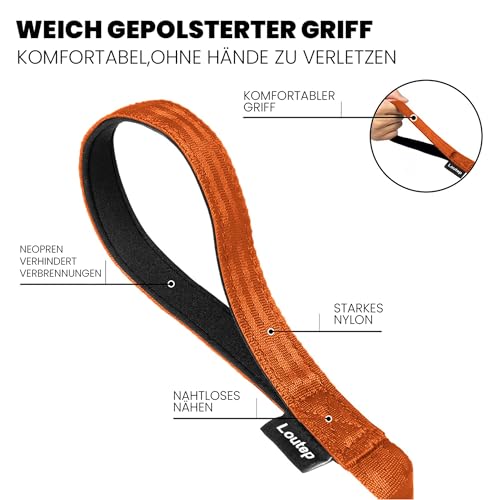 Loutep Schleppleine Für Hunde Lange Leine 3m 5m Schleppleine 10m Für Hunde 15m 20m 25m 30m Hundeleine Für Kleine Mittel Große Hund Langlaufleine Wasserfest Leicht Laufleine