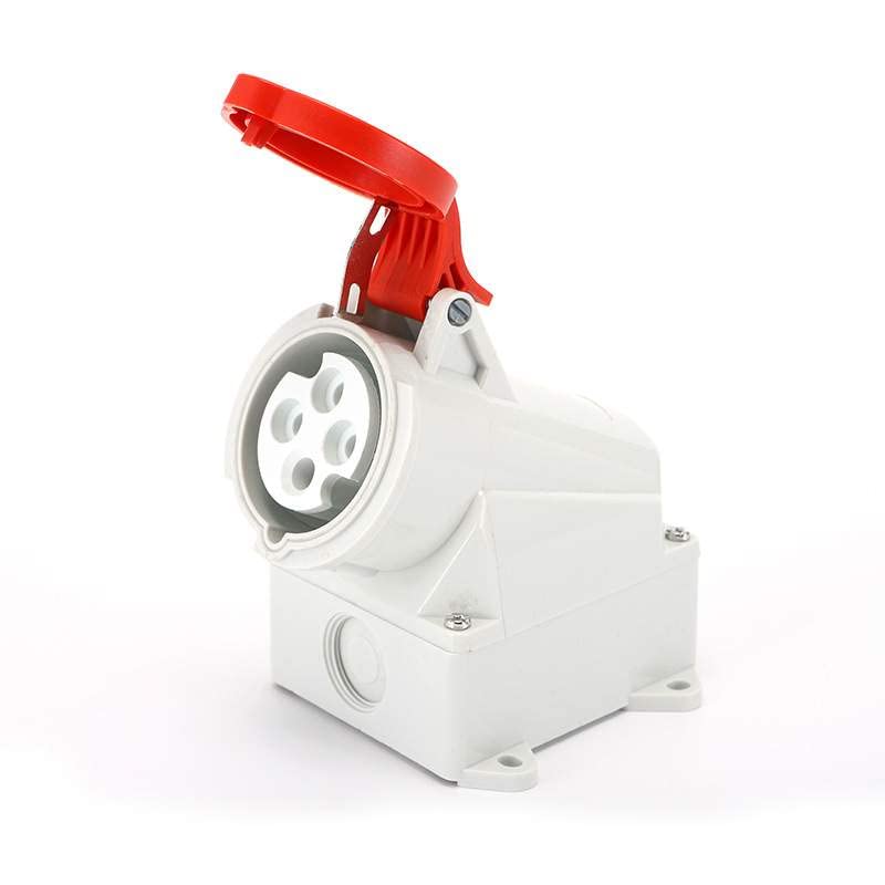 IEC60309 Waterproof CEE Industrial Connector Socket 4Pin 16A 380V-415V 3P+E IP44 (Type-1）