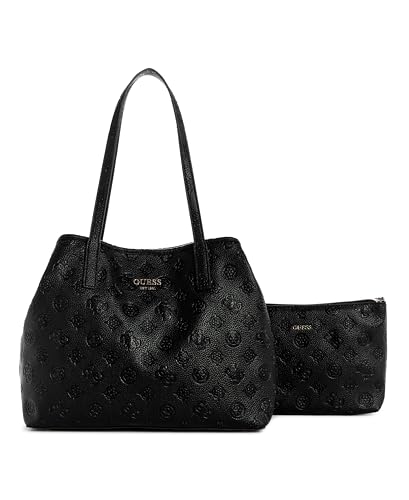 GUESS Bolsa Vikky Ii 2 em 1, Logotipo preto, One Size