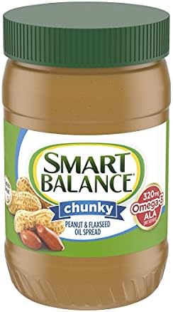 Smart Balance Omega Natural Peanut Butter w/Flax Oil, Chunky, 16 oz