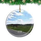 🎄 Décoration idéale pour toutes les occasions: Nos décorations rondes en porcelaine s'adaptent à de nombreuses occasions, comme Noël, Halloween, Thanksgiving, le Nouvel An, les anniversaires, les mariages, les cérémonies et autres événements importants. Elles apporteront une touche festive à votre intérieur.