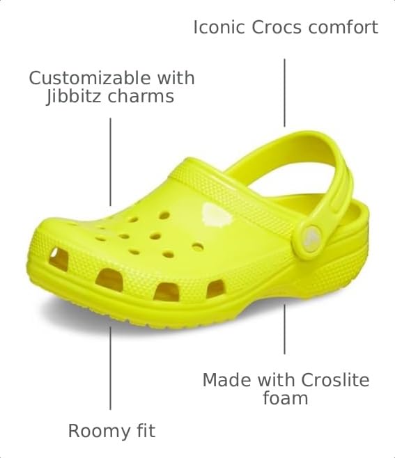Image of Crocs Unisex Adult Classic Glitter Clogs