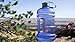 New Wave Enviro Iconic 2.2 Liter BPA Free Water Bottle with Stainless Steel Cap, Integrated Handle for Easy Carrying, Gym and Lifestyle Bottle, 2.2 Liter Capacity
