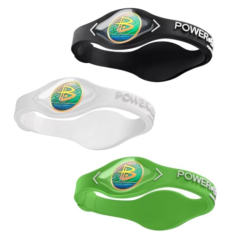 Power Balance The Original Genuine Performance Sports Wristband Bracelet 3 Pack Bangles Safe Waterproof Lightweight Durable