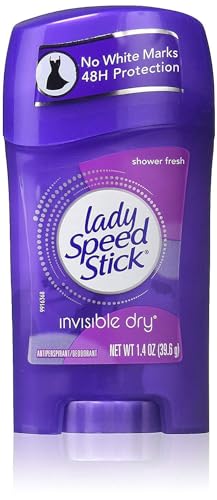 Lady Speed Stick Lady Speed Stick Invisible Dry Antiperspirant Deodorant Shower Fresh, Shower Fresh 1.4 Oz (Pack Of 3)