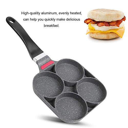 Poêle pancake pour hamburger aux oeufs avec poignée de cuisine