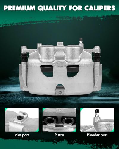 Image of SCITOO Front Right Brake Caliper With Bracket 18B5236 Compatible For Ford For Expedition 2010-2016 For Ford For F-150 2010-2011 For Lincoln Navigator 2010-2016