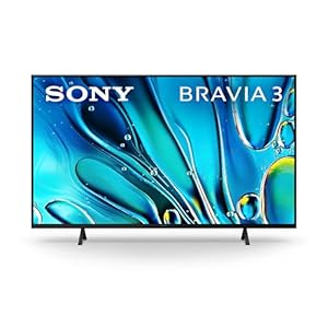 Sony 43-Inch Class 4K Ultra HD BRAVIA 3 LED Smart TV with Google TV, Dolby Vision HDR, and Exclusive Features for PlayStation®5 (K-43S30), 2024 Model