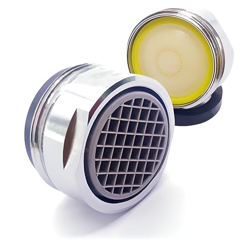 Manestein Luftsprudler, 2 Stück, Durchflussbegrenzer 1,7 l/min, Wassersparend & Pflegeleicht, Strahlregler für...