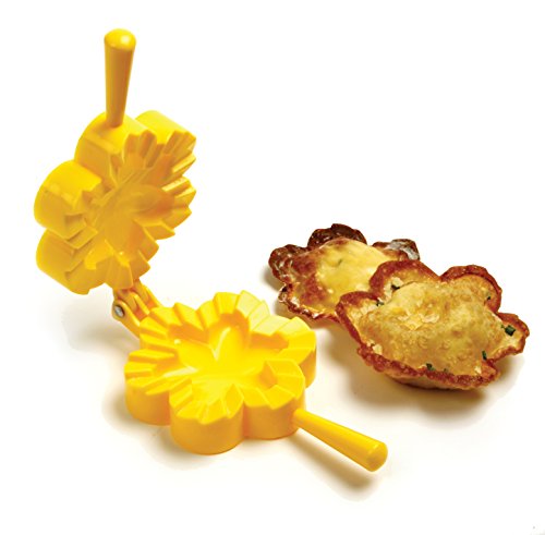 Norpro Flower Dough and Dumpling Press, Yellow