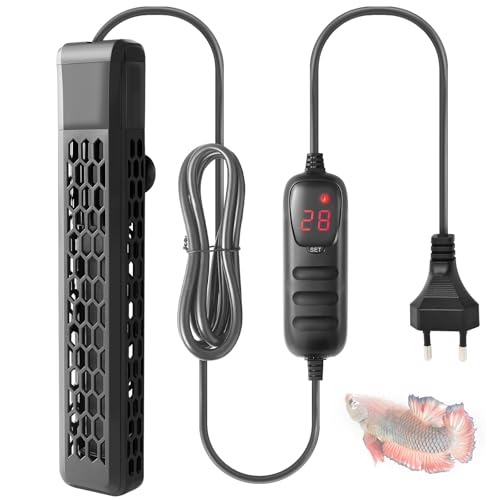PYPABL 400W Chauffage PTC d'Aquarium avec Contrôleur, Chauffage Numérique pour Aquarium et Bassin à Tortues de 200 à 400L, Chauffage Immergé d'Aquarium...