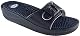 Massage-Schuhe Scholl New Massage, Damen Sandalen, Blau, Größe 35 EU