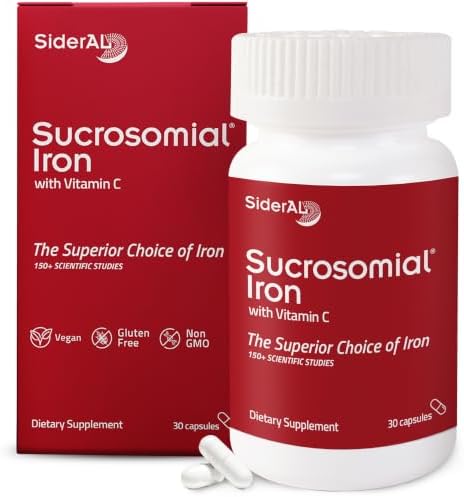 SiderAL Forte Sucrosomial Iron Supplement for Women and Men - Cli...
