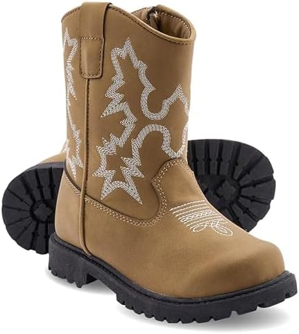 Premium Kids Cowboy Boots - Comfort Fit, Breathable Cowboy Boots ...