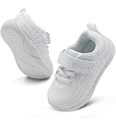 QFH Toddler Sneakers for Boys Girls Lightweight Breathable Casual Shoes Non-Slip Baby Walking Run...