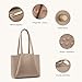 LOVEVOOK Tote Bag for Women - Ultra Soft Foldable Vegan Faux Leather Shoulder Handbag，Fashionable and Minimalist Purses for Women with Zipper for Daily Travel College