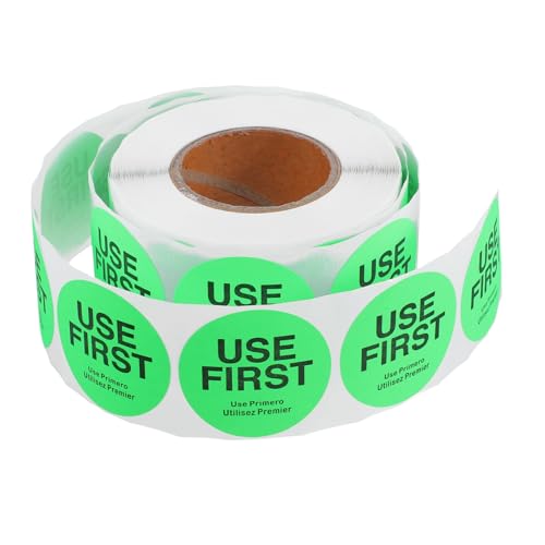 NAMOARLY Food Stickers Labels Inventory Control Tags Adhesive Kitchen Labels Food Service Labels Labels for Restaurant Take-out