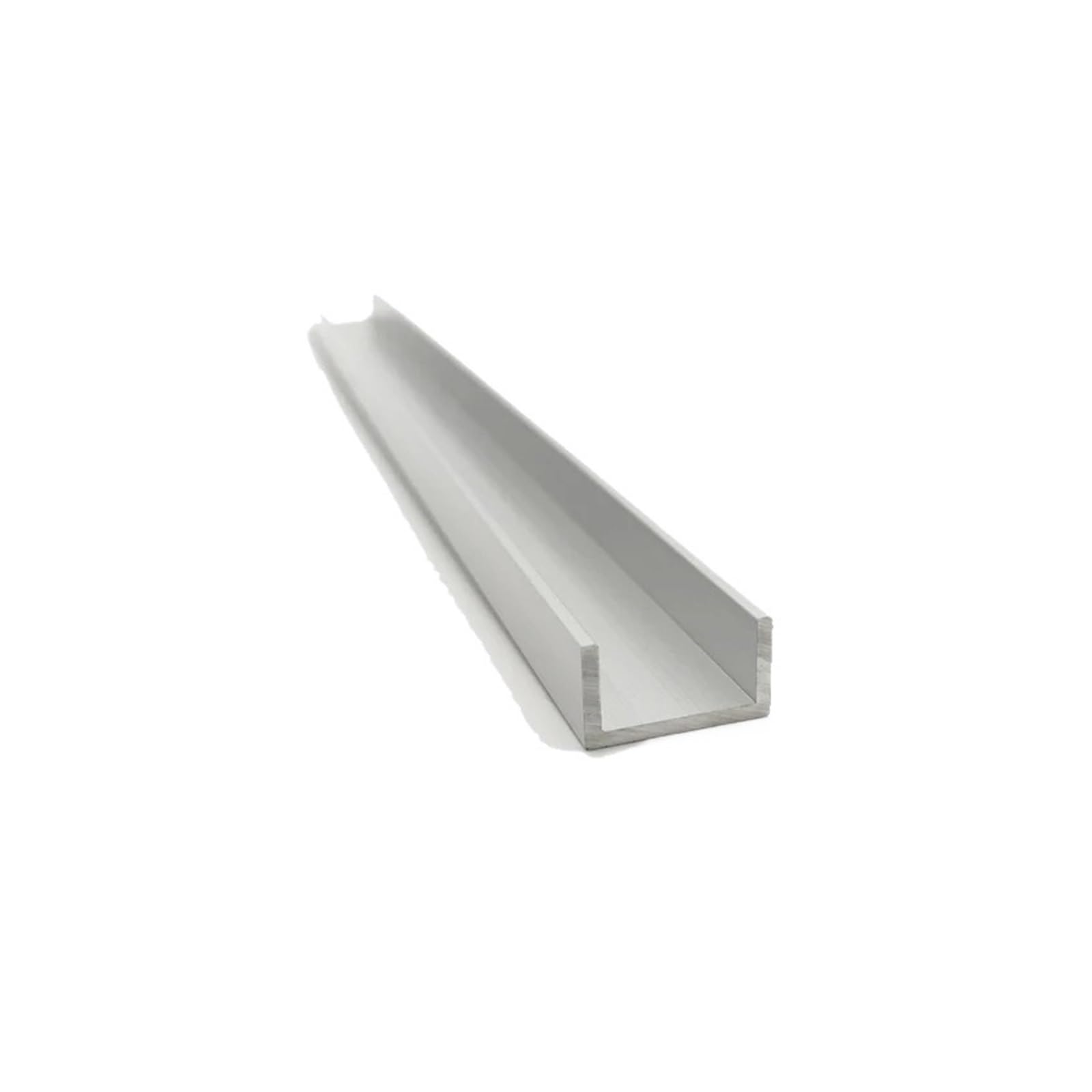 U Shape Aluminum U-Shape Aluminum, Outer Width 18mm, Length 50cm,Aluminum Alloy Glass Covered Edge Strip(18mm x 10mm x 1.5mm)