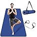 CAMBIVO Tappetino Yoga Largo, 81cm Tappetino Fitness Grande Antiscivolo, Palestra TPE Materiali per Yoga, Pilates, Casa, Gym，Ginnastica [Con cinghie da yoga]