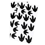 WEKADRIN 32個 恐竜の足跡ウォールステッカー 部屋用 自粘式壁デカール 簡単貼付け 剥がせる キッズルーム装飾 寝室や保育園に