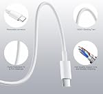 for iPhone 17 16 15 Charger, 20W USB C Fast Charger Block with 【Nylon Braided】 USB C 6FT&10FT Cable for iPhone 17 16 15/Pro/Pro Max/Plus/iPad Pro/Air 2024 et 10e génération, Fast Charging
