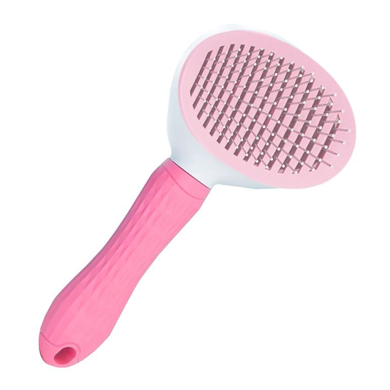 W9 Pet Products Auto Grooming Slicker Brush for Dog and Cat,Deshedding Tool Removes Mat & Tangle Slicker Brushes for Dog & Cat (Pink) (B0BD64RR2B) Amazon Price History, Amazon Price Tracker