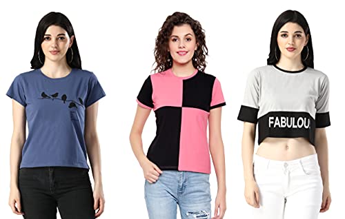 Image of DHRUVI TRENDZ Women Tops | T Shirt for Women | Tops for Jeans for Women | Western Tops for Women Stylish | T-Shirt for Women