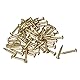 QUARKZMAN Kleine winzige Messingnägel 2x15mm für DIY Dekorative Bilder Holzkisten Haushaltszubehör 50 Stück