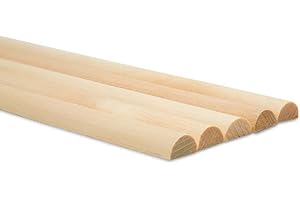 Split Wood Dowel Rods: Intricate Molding Trim for Creative Projects
