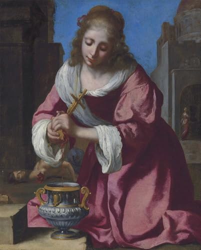 Lienzo Santa Prassedi Jan Vermeer decoración paredes 60x90cm