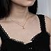 DI-235 Cross Star Pendant Necklace Gold Elegant 18K Women Silver Jewelry Birthday Gift-with Package-