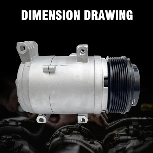 Image of Air Conditioning AC Compressor Compatible with Toyota Tacoma 2005-2015
