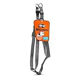  GoGo Pet Products Comfy Harnais réglable en nylon pour animal domestique Gris Taille S 1,6 cm
