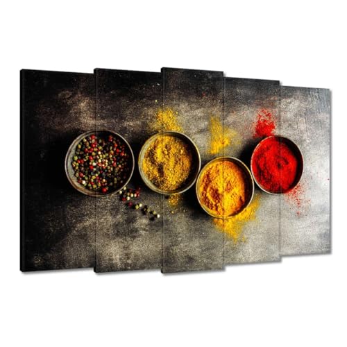 Peinture imprimée sur toile Épices de la nature, tableau XXL 150 x 95 cm finition premium