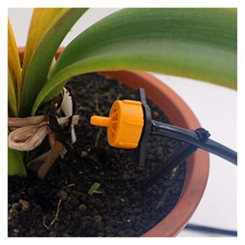 Compte-gouttes de jardinage à compensation de pression orange pour micro-irrigation - 3