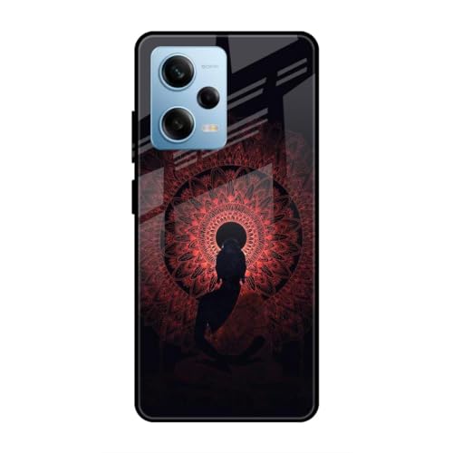 Image of SmashItUp God | Buddha Designer Printed TPU Metal Case Mobile Back Cover for Redmi Note 12 Pro 5G