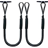 hopopower Boat Dock Lines, 2 Pack Stretchable Bungee Cords Boat Rope Mooring Rope Boat Accessories...