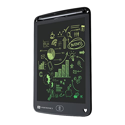 Image of Portronics Ruffpad 15 Re-Writable LCD Screen Ruffpad 12M Re-Writable Multicolor LCD Writing Pad