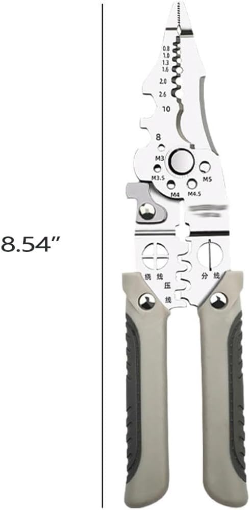 Multifunctional 4-in-1 Wire Stripper, Crimper, and Cable Cutter Pliers – A Comprehensive Tool for Stripping, Cutting, and Crimping Pliers (1 Pcs)