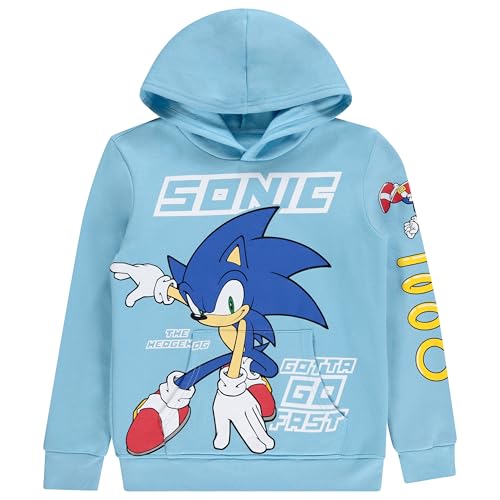 Image of Sonic the Hedgehog Boys Hoodie or Crewneck Sweatshirt & Shorts Set, Little & Big Boys Sizes 4-20