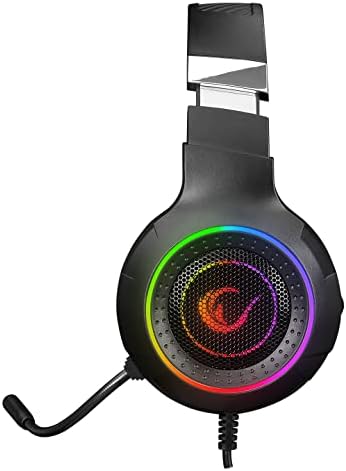 Rampage RM-K56 SPECTER Siyah USB 7.1 Rainbow Ledli Gaming Mikrofonlu Oyuncu Kulaklığı - Görsel 3