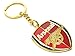 Arsenal F.C. Crest Keyring, Red, approx 40mm x 30mm, Sports
