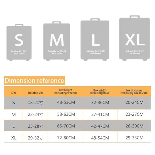 Housse de protection pour valise XL au design raffiné