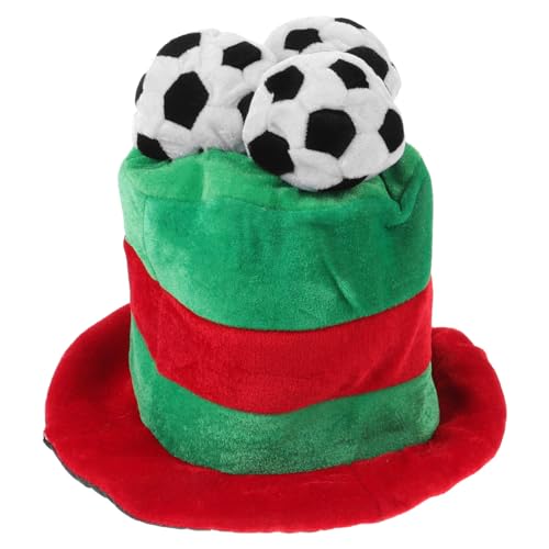 LIFKOME - LIFKOME Football Fans Cap Decorative Soccer Hat for Sports Events Comfortable Design for Competitions Red