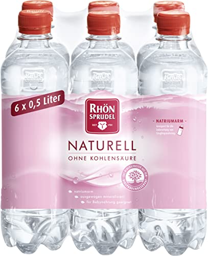 Rhönsprudel Agua mineral natural desechable (6 x 0,5 l)