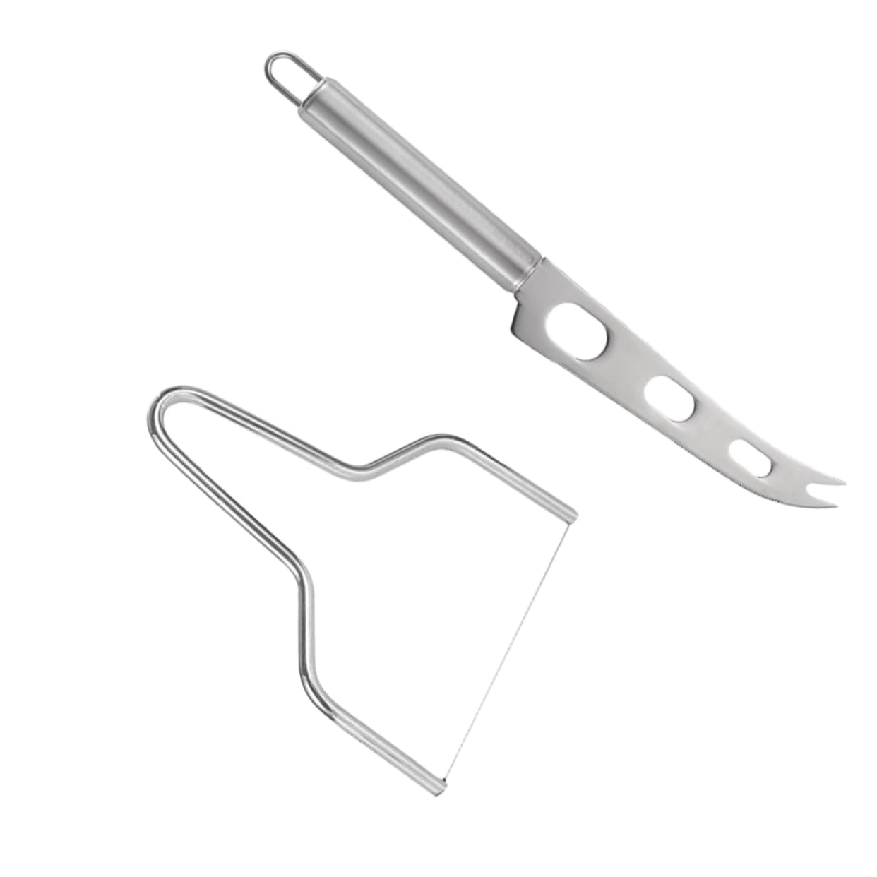 PRETYZOOM Stainless Steel Cheese Knife Set Cheese Slicer Butter Cutter Slicer for Easy Cheese Cutting
